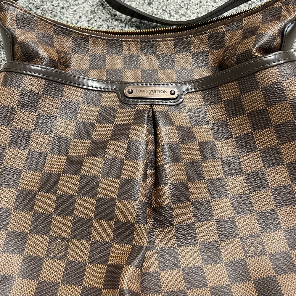 Louis Vuitton Brown Checkered Crossbody Messenger Bag - Picture 14 of 16